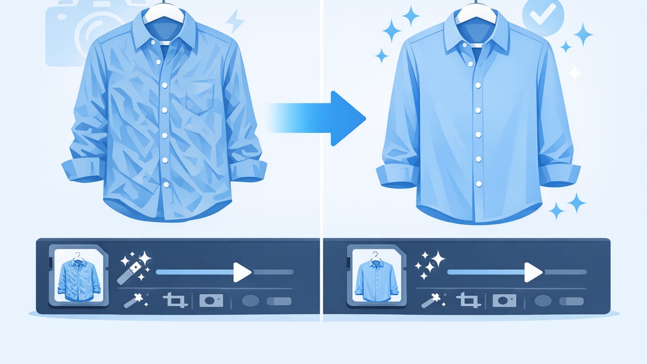 How to Unwrinkle Clothes Photos for Crisp, Natural Listings