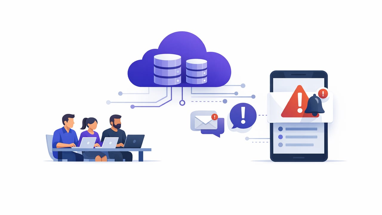 Small Team Database Alerts Without Servers: Practical Patterns