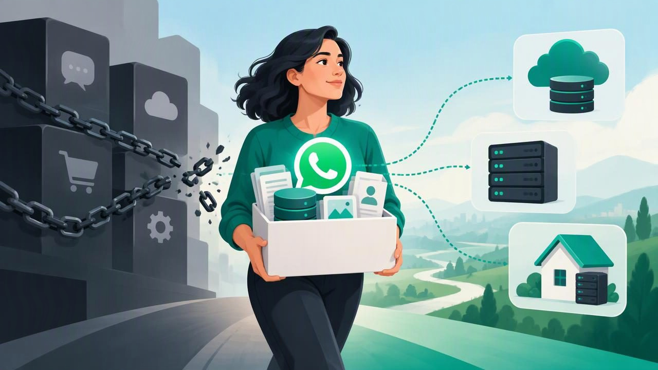 Cómo reducir la dependencia de plataformas con agentes de WhatsApp