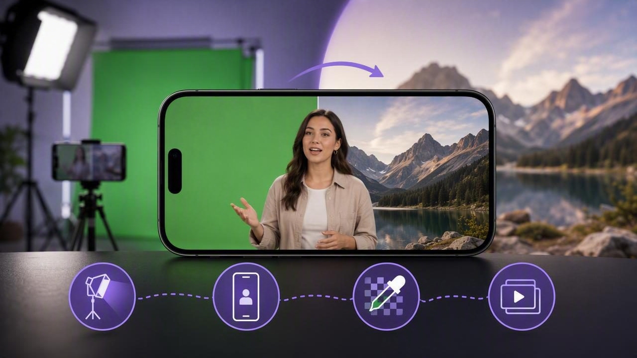 Green Screen Video Editor Guide for Clean iPhone Videos
