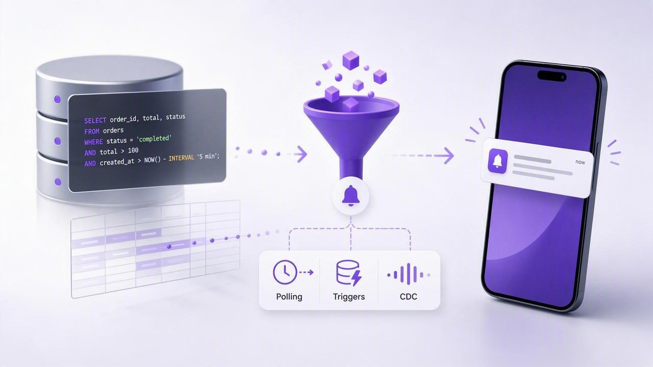 How to Get Push Notifications From SQL Queries (Without Alert Noise)