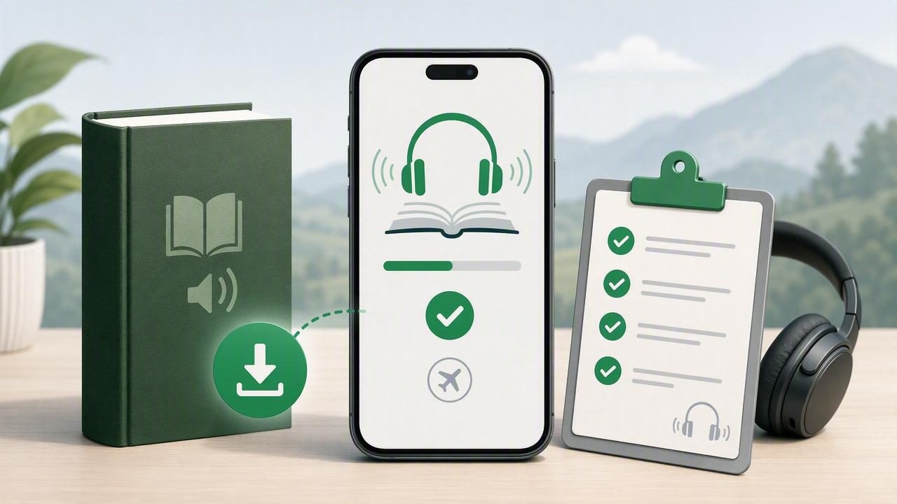 Offline Listening Checklist: Download Books With Text to Speech