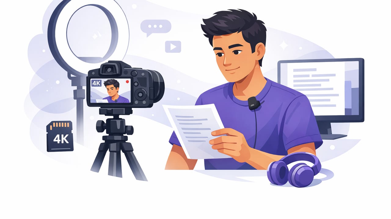 How to Record 4K Video While Reading a Script on iPhone