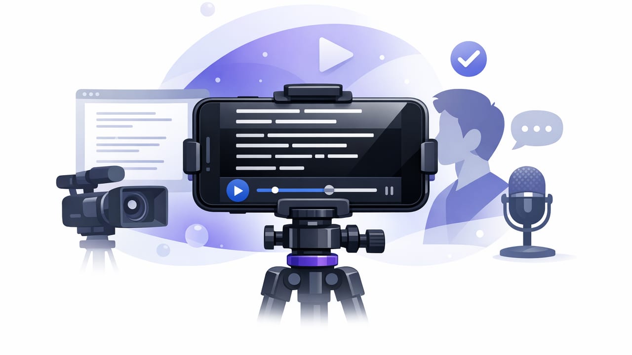 Teleprompter App Workflow: Script to Polished iPhone Video Fast