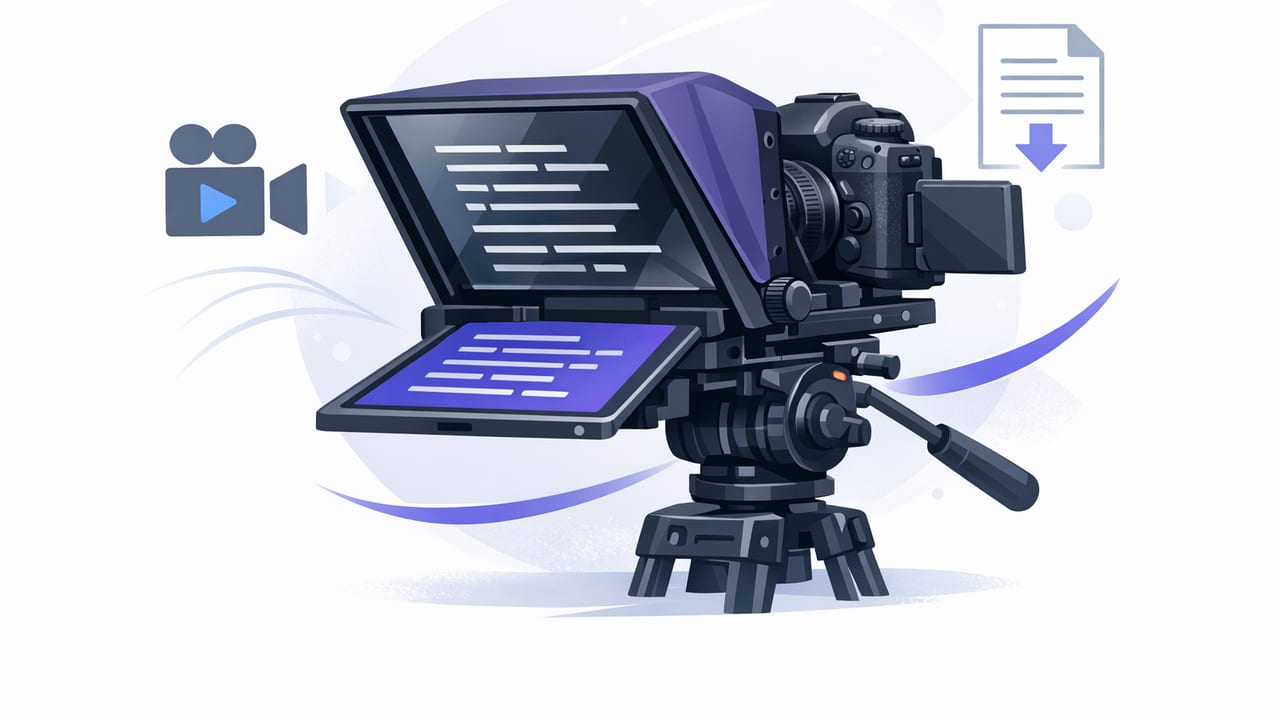 Camera Teleprompter Setup for iPhone: Natural Eye Contact & Pro Takes