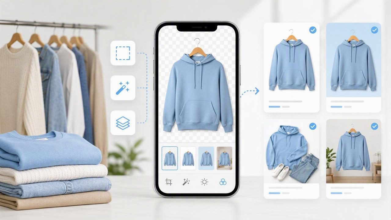 How to Choose a Product Photo App for Clothing Listings