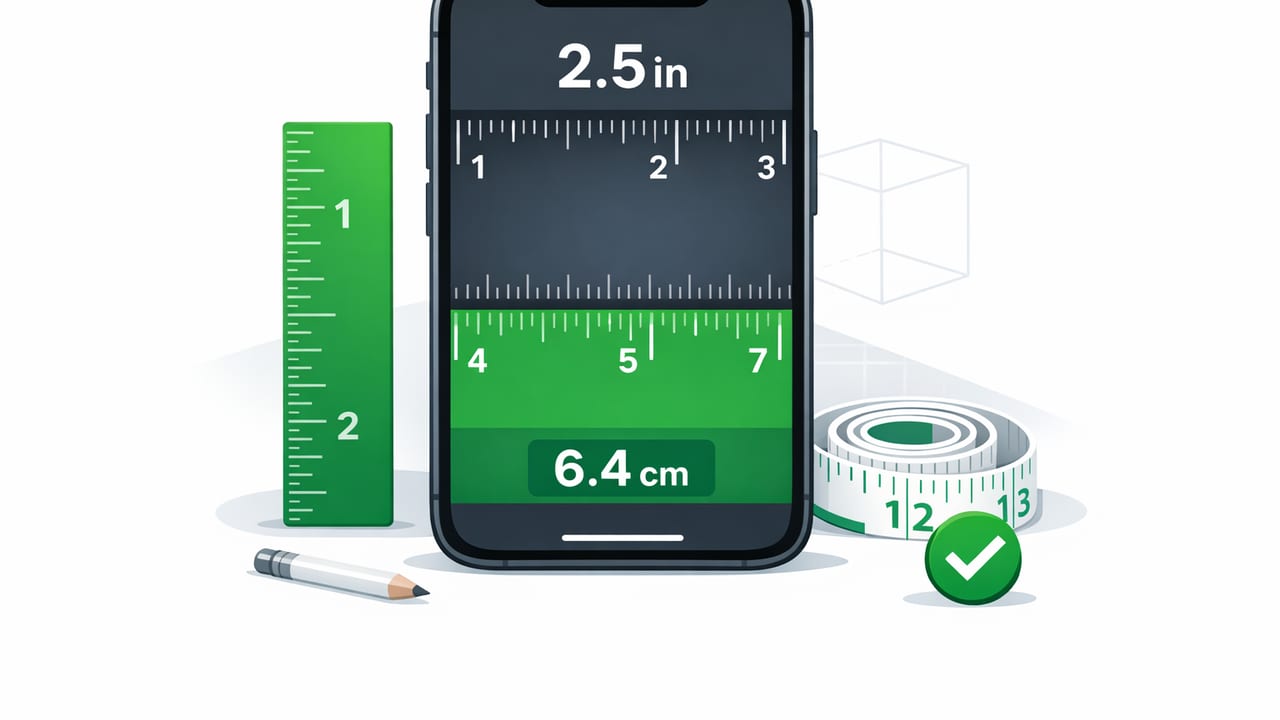 iPhone Ruler App for Inches and cm: How to Measure Accurately