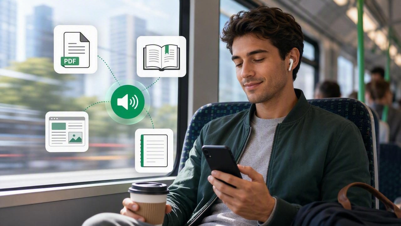 Text to Speech App Guide for Commuters: Listen Anywhere