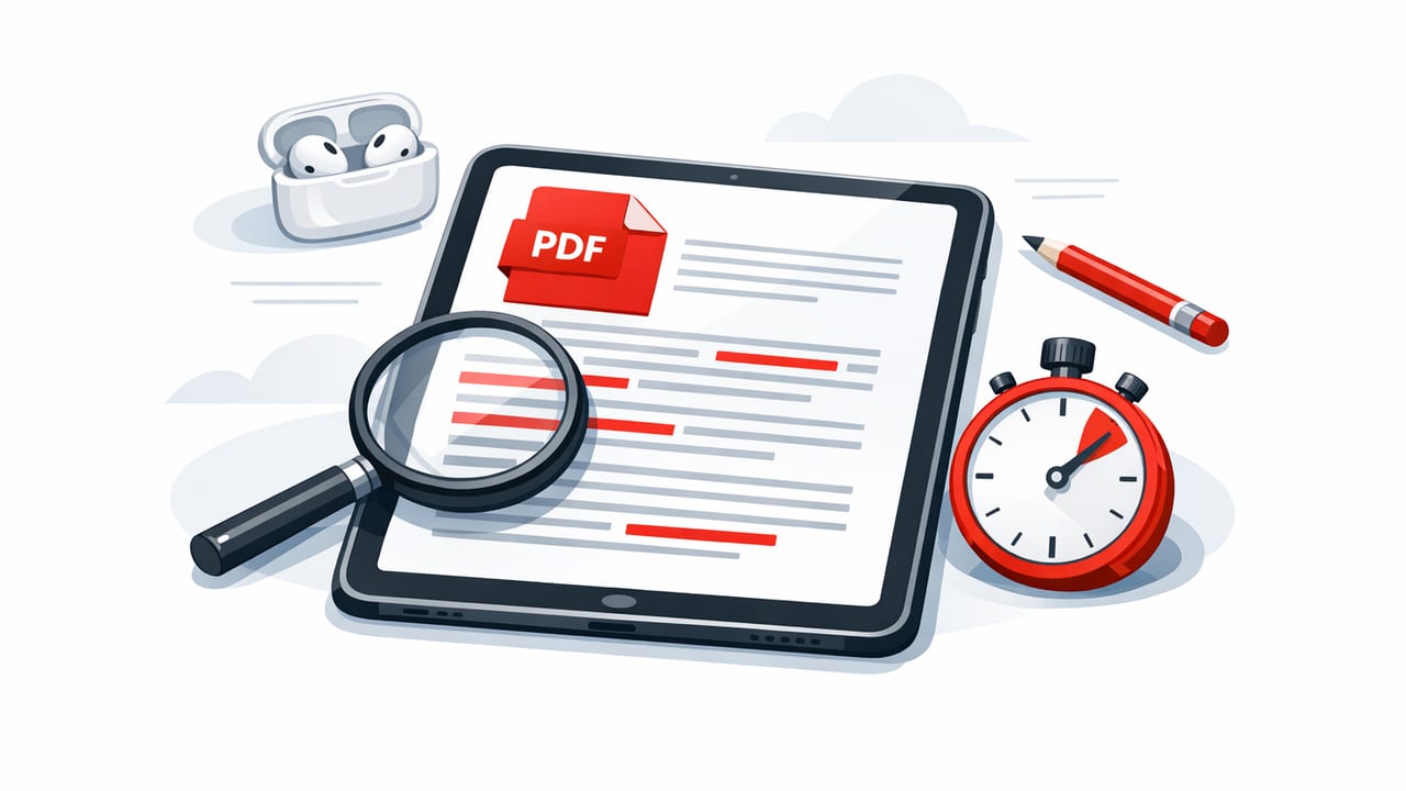 How to Read PDFs Faster on iPad Without Losing Comprehension