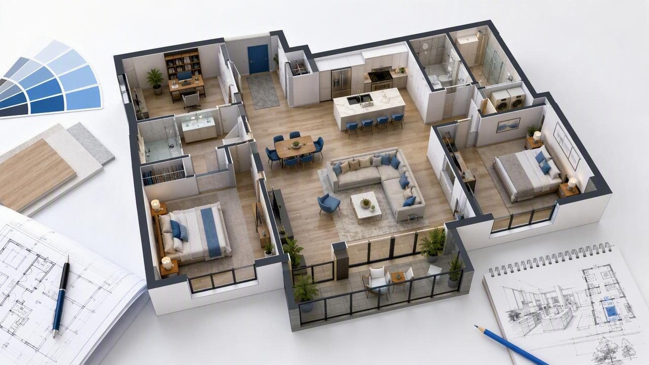 3D Floor Plan Guide: Plan Layouts, Furnishings, and Renovations