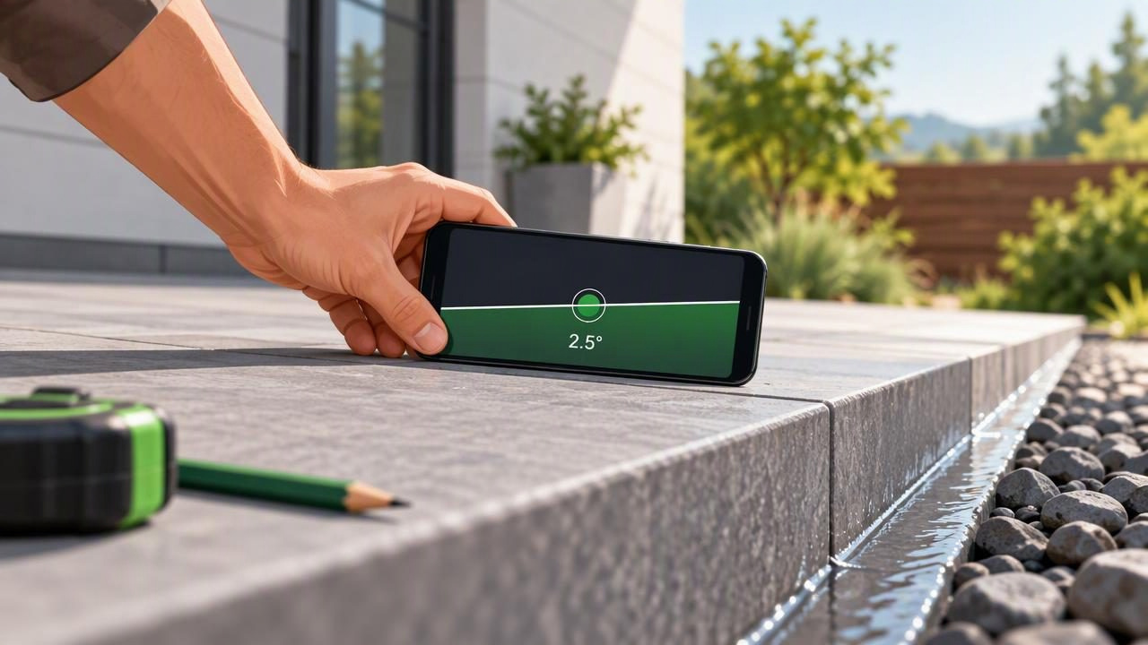 Use a Slope Measurement App for Faster DIY Installation
