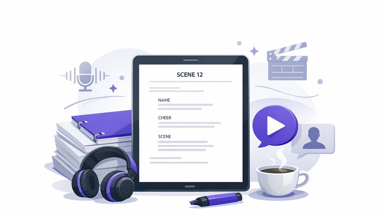How to Use a Script Reading App for Natural On-Camera Delivery