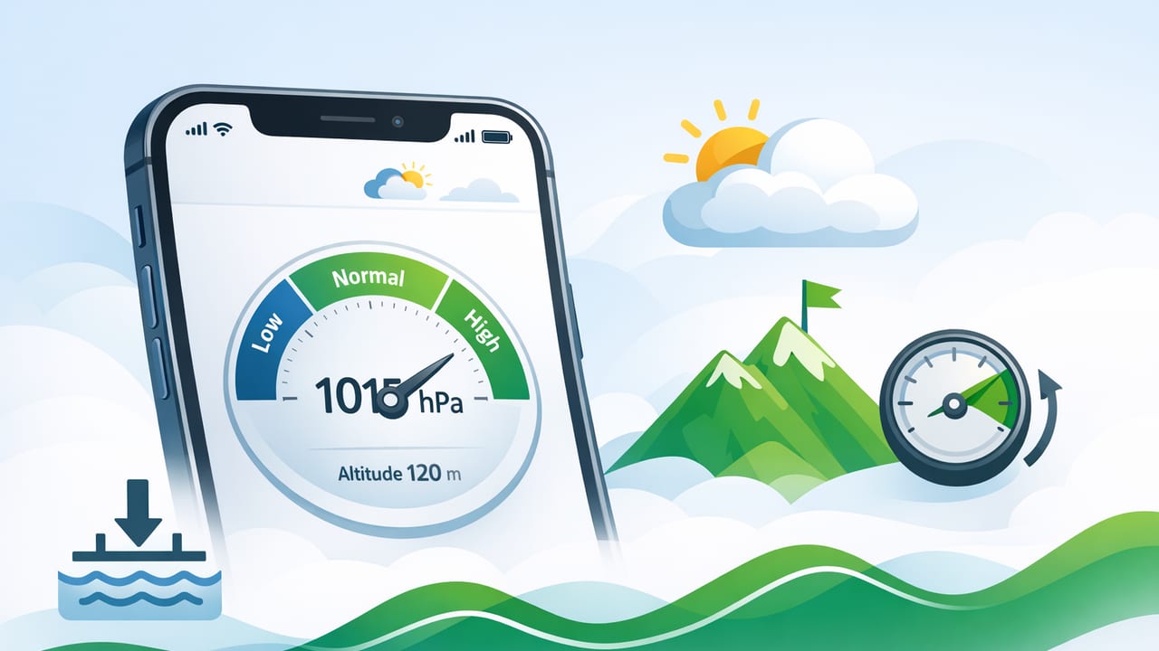 iPhone Barometer Explained: Air Pressure, Altitude, and DIY Uses