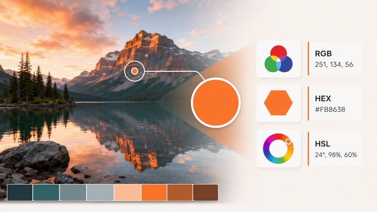 How to Extract RGB, HEX, and HSL Values From Any Photo