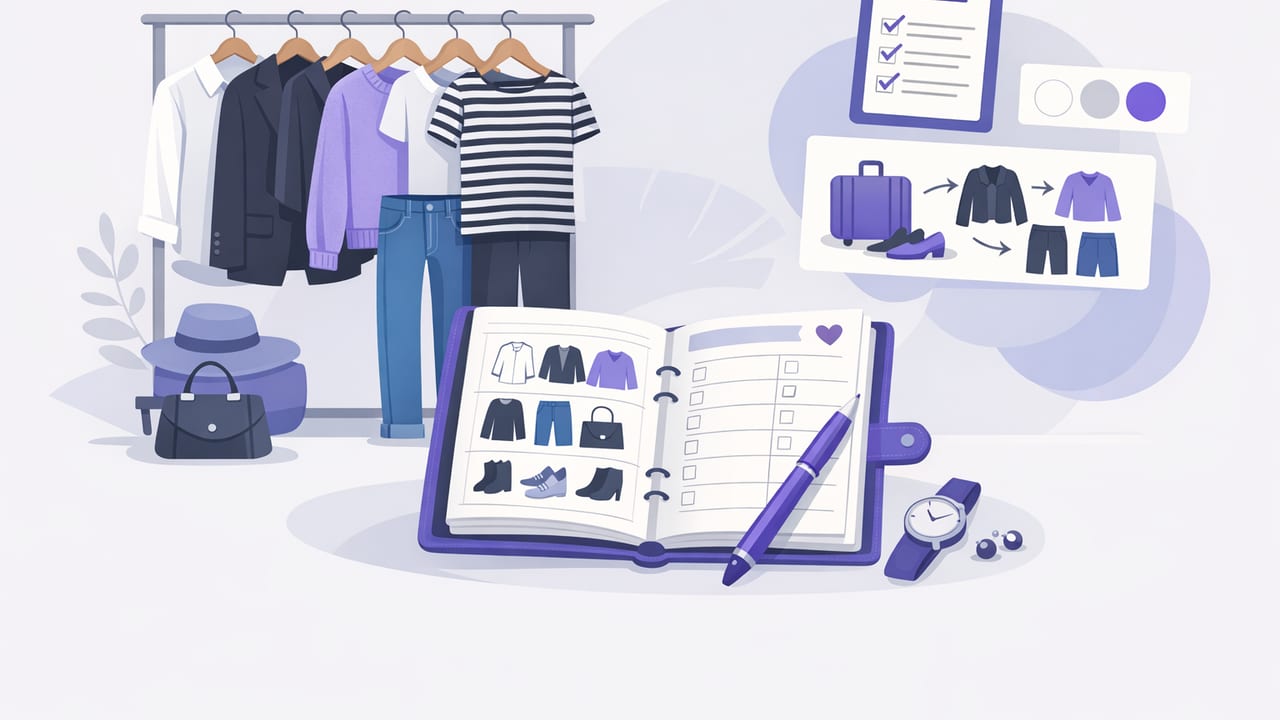 Capsule Wardrobe Planner: Build 30 Outfits From 15 Pieces