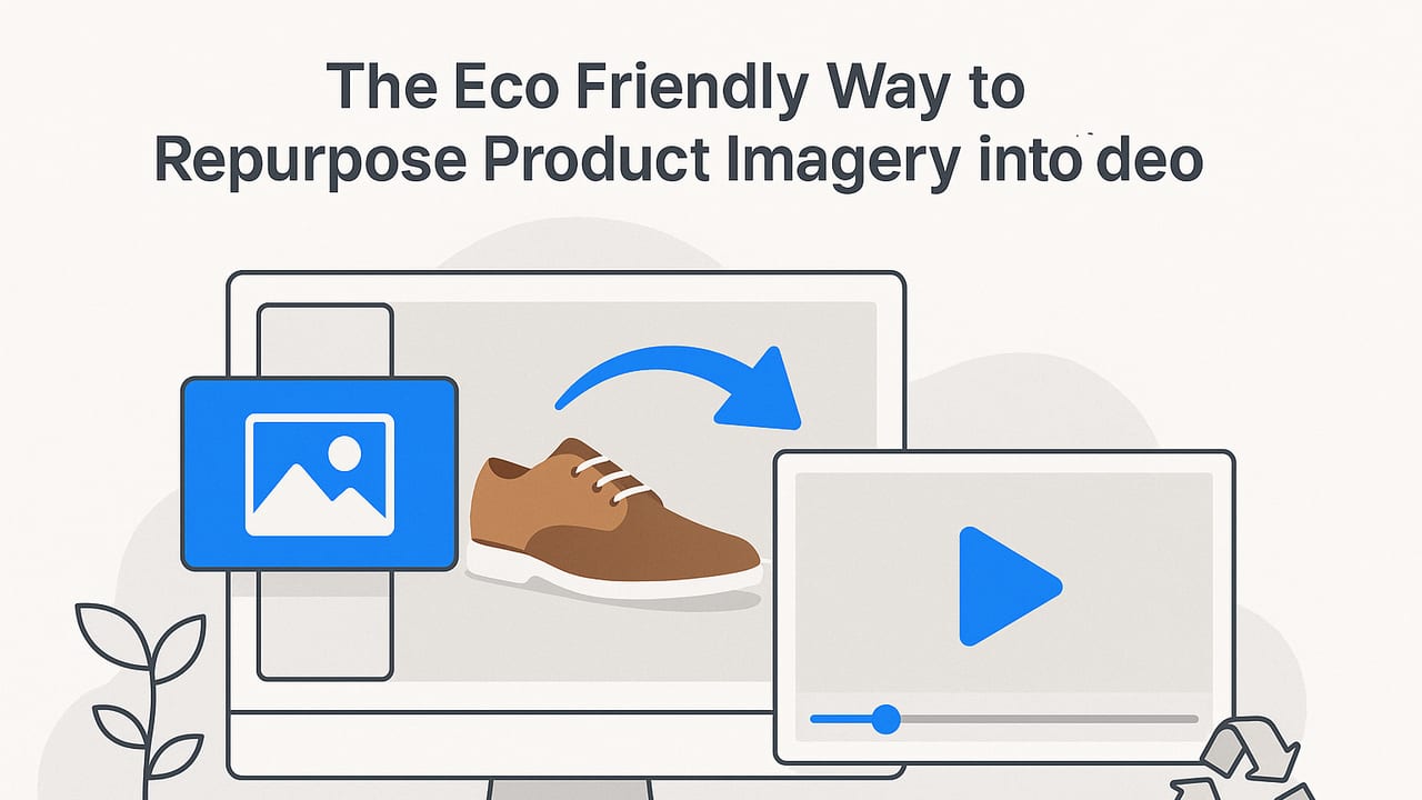 The Eco Friendly Way to Repurpose Product Imagery into Video