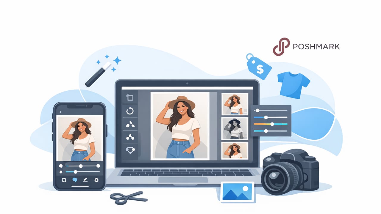 Poshmark Photo Editor Guide: Clean, Consistent Listing Photos