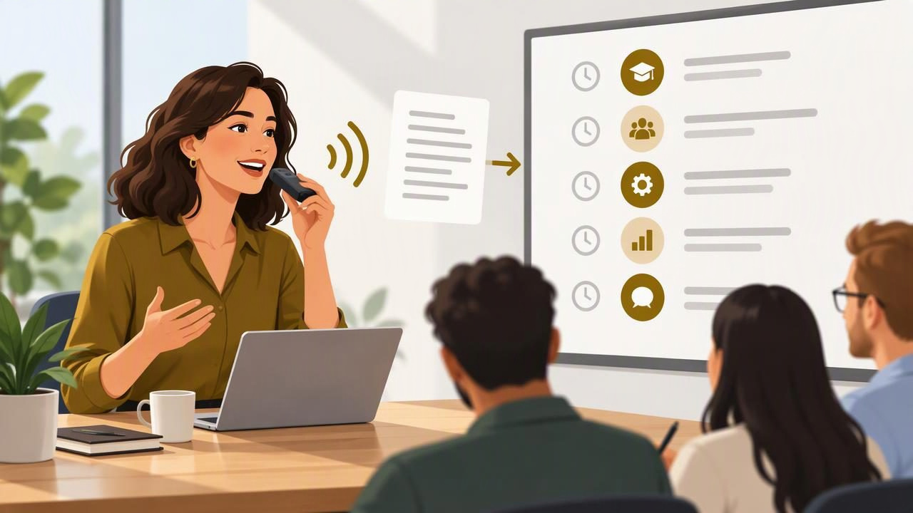 How to Dictate an Agenda for a Customer Training Session