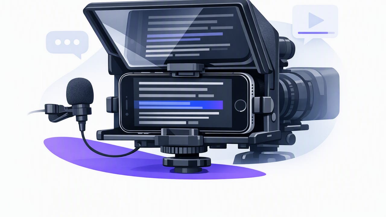 iPhone Teleprompter Guide: Eye Contact, Pacing, and Pro Video