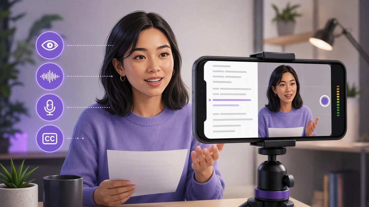 App to Read Scripts and Record Video: iPhone Workflow
