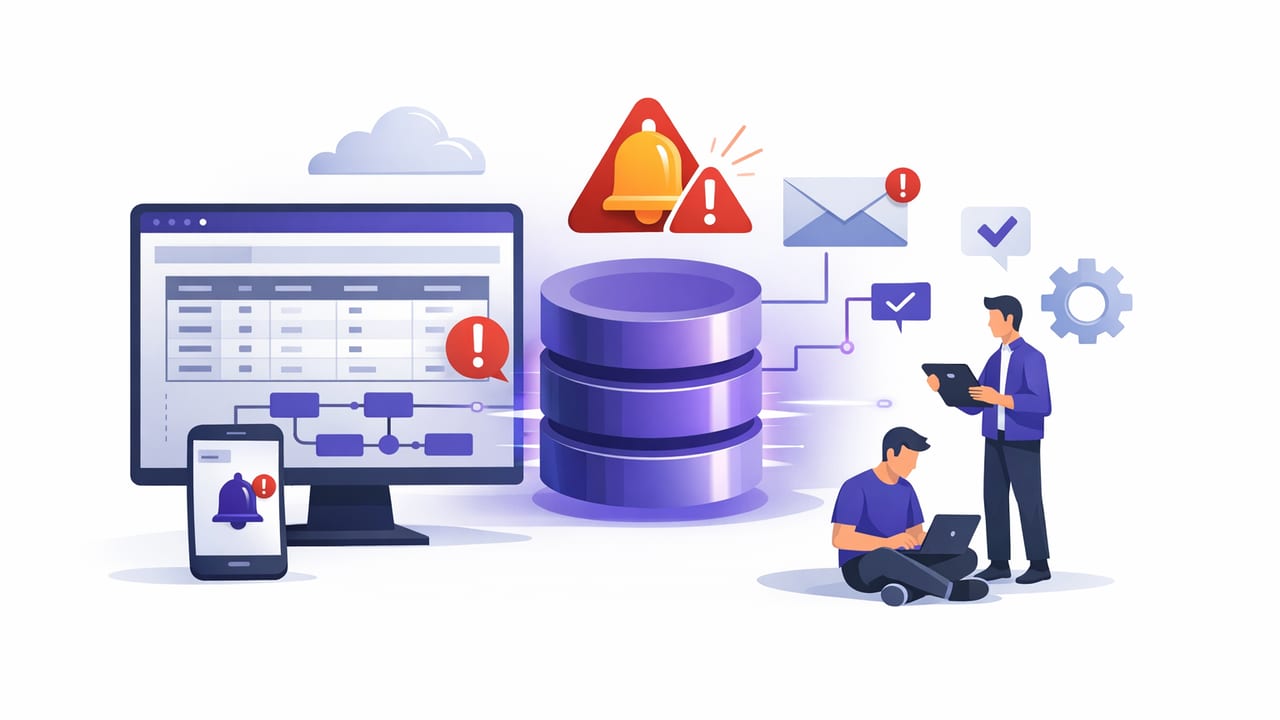 Low-Code Database Alerting for Engineers: Queries to Smart Alerts