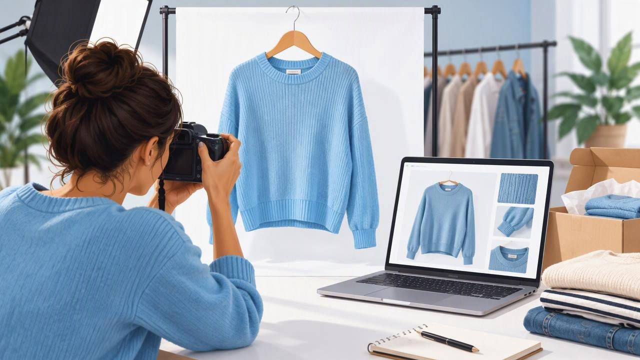 How to Sell Clothes Online with Photos Buyers Can Trust