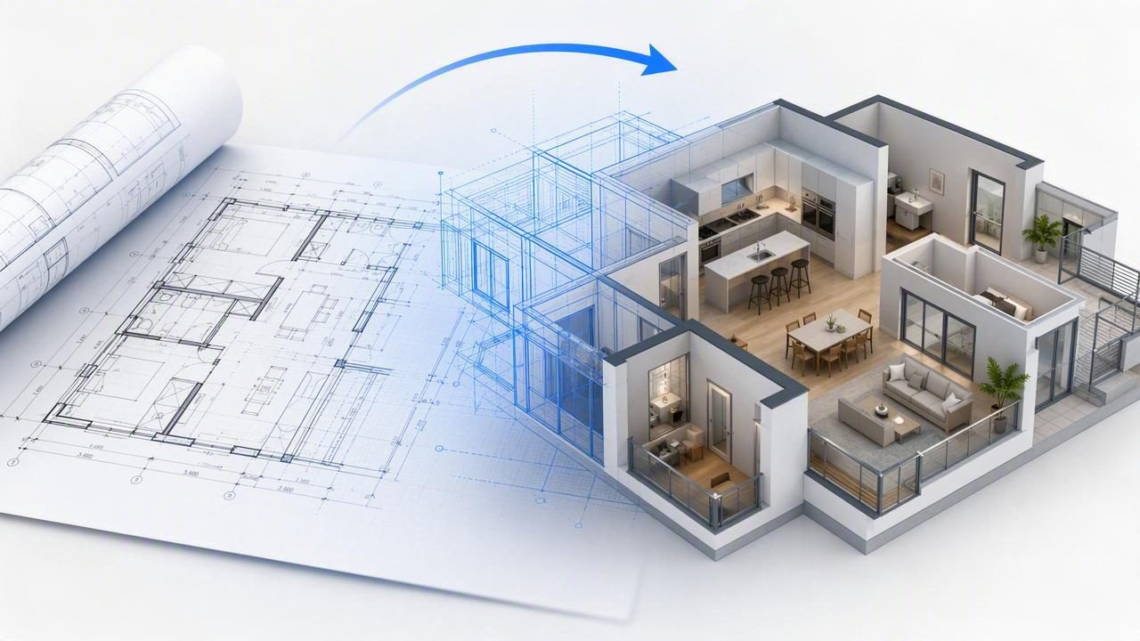 How to Create a 3D Model From a Blueprint, Step by Step