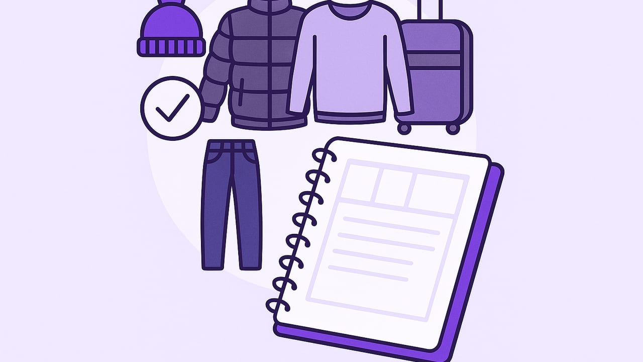 Winter Travel Capsule Wardrobe Planner: Pack Light, Stay Warm