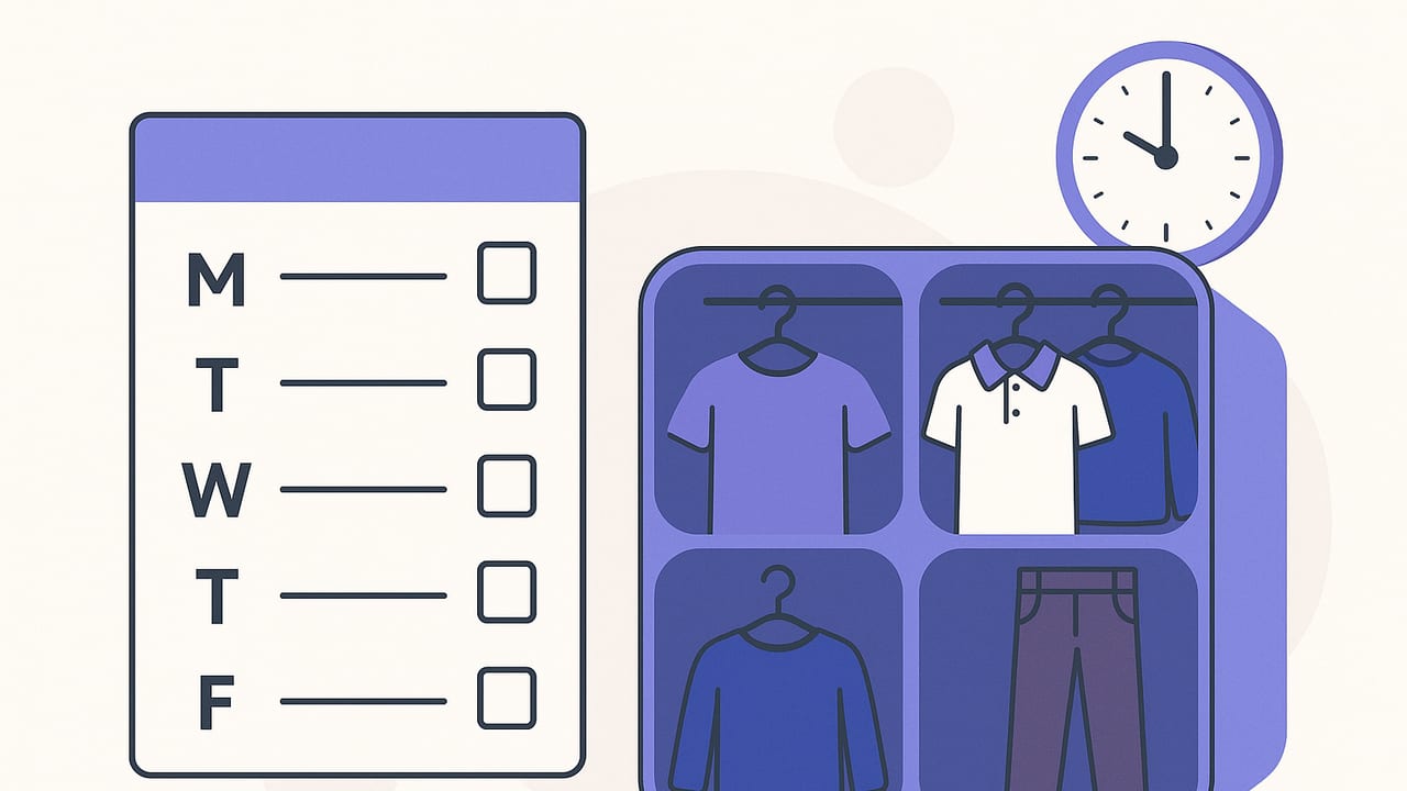 Clothes Planner for School: A Weekly System That Saves Time