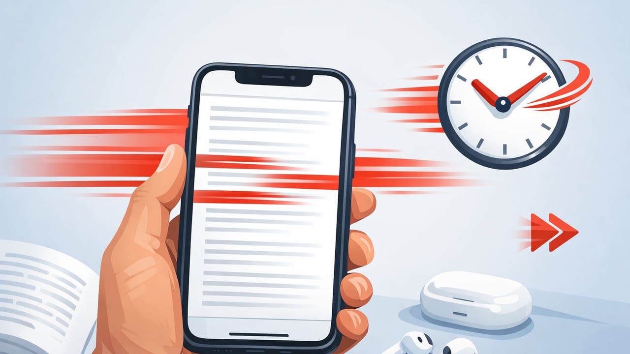 Speed Reading on iPhone: A Practical System for Faster Reading