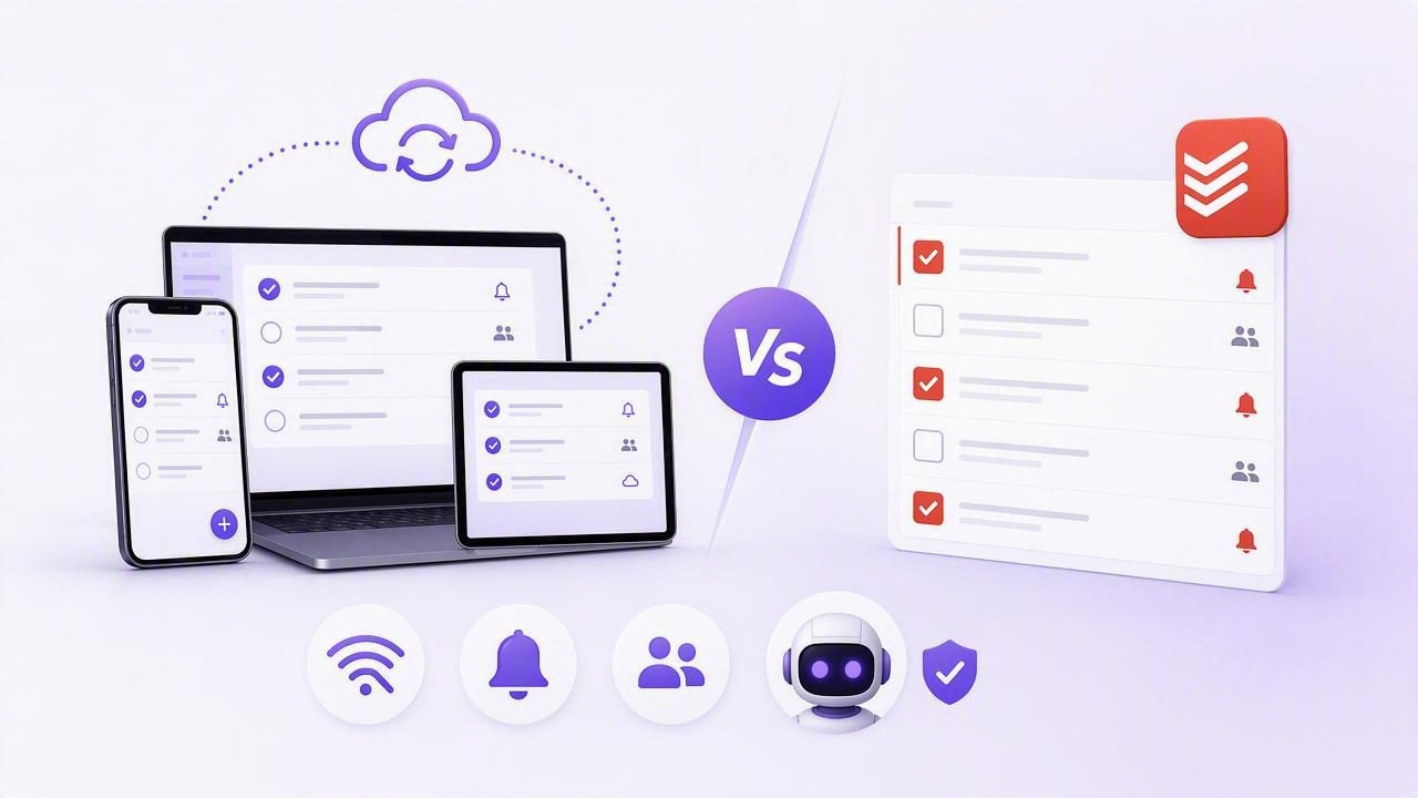 Cross-Device Task Sync vs Todoist: What to Compare