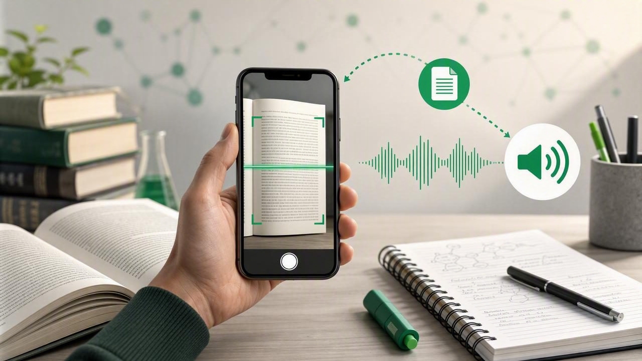 Camera Scan to Speech for Researchers: A Practical iPhone Guide