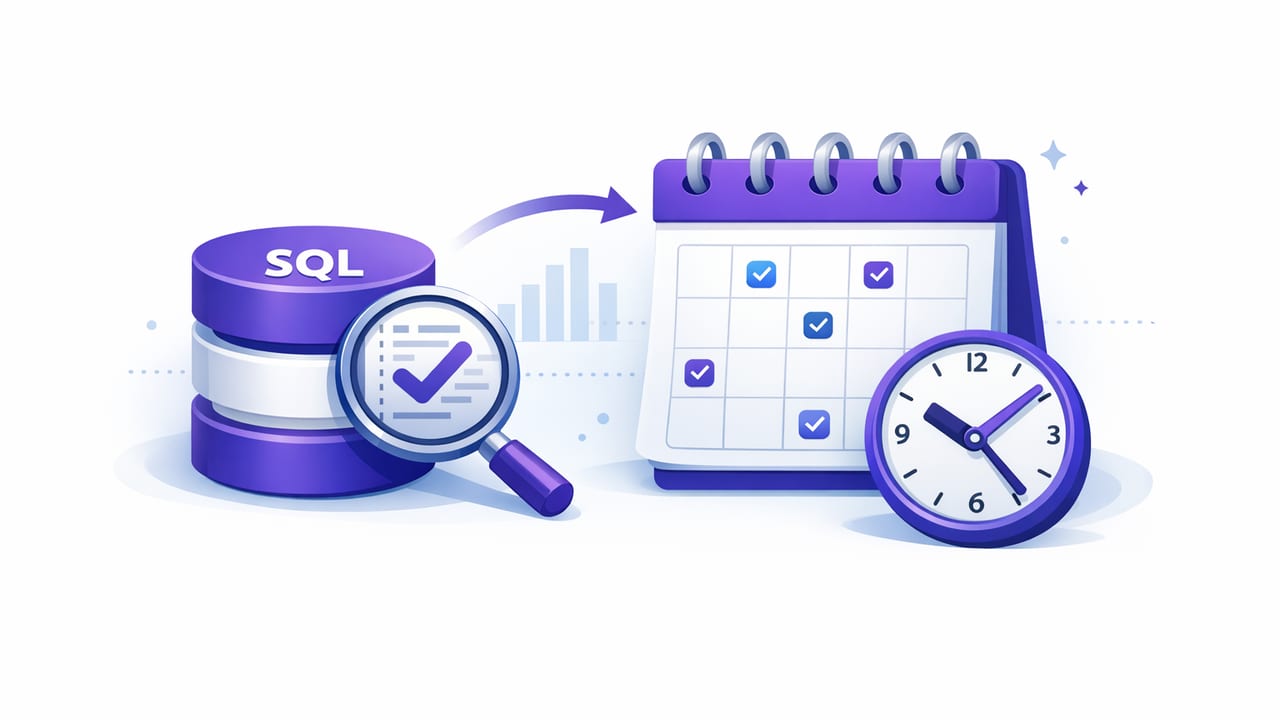 How to Schedule SQL Checks at Custom Intervals (Without Surprises)