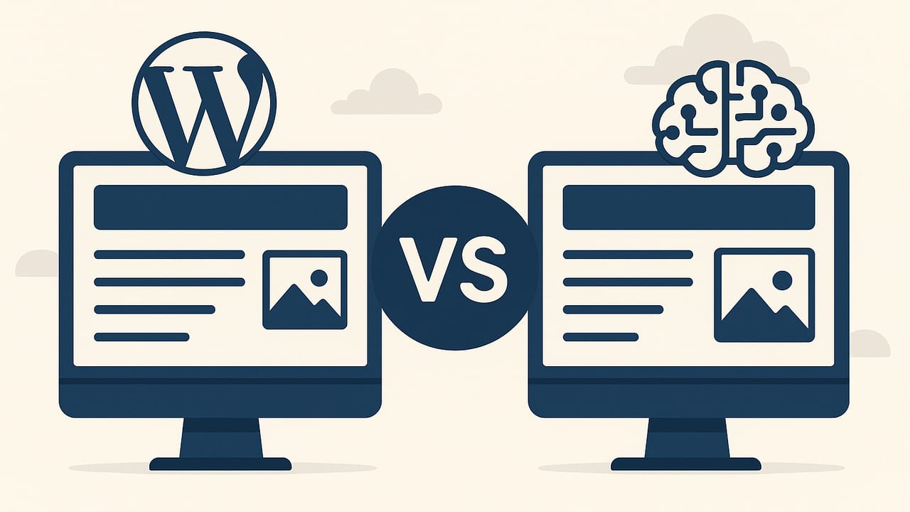 WordPress vs AI-Hosted Blogs in 2025: Cost, Speed, SEO