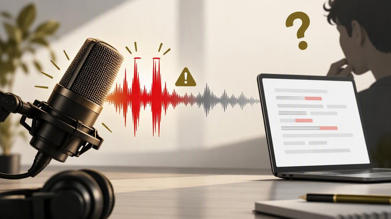 How to Recognize Microphone Clipping Before Blaming Voice Transcription