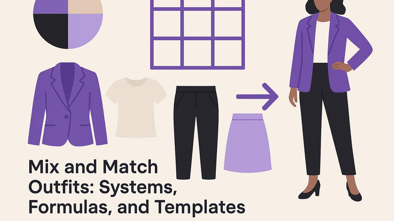 Mix and Match Outfits: Systems, Formulas, and Templates