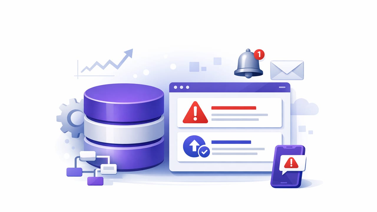 Database Change Alerts: Low-Noise Patterns for SQL and NoSQL