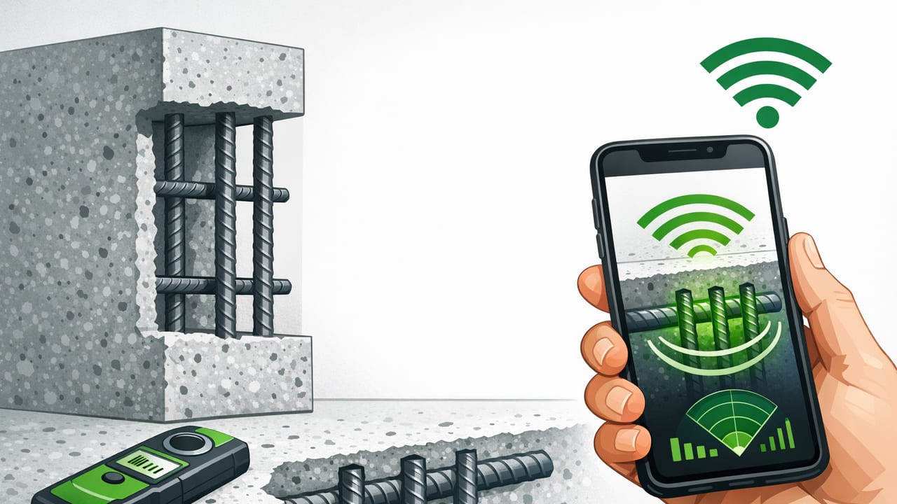 How to Find Rebar in Concrete With a Phone Detector (iPhone Guide)