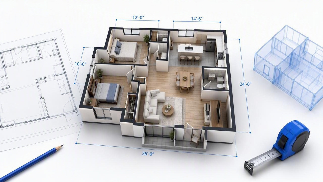 Best 3D Floor Plan Renderer for Preserving Room Proportions