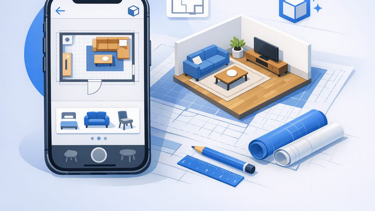 iOS Room Planner Workflow: From 2D Floor Plan to 3D Decisions