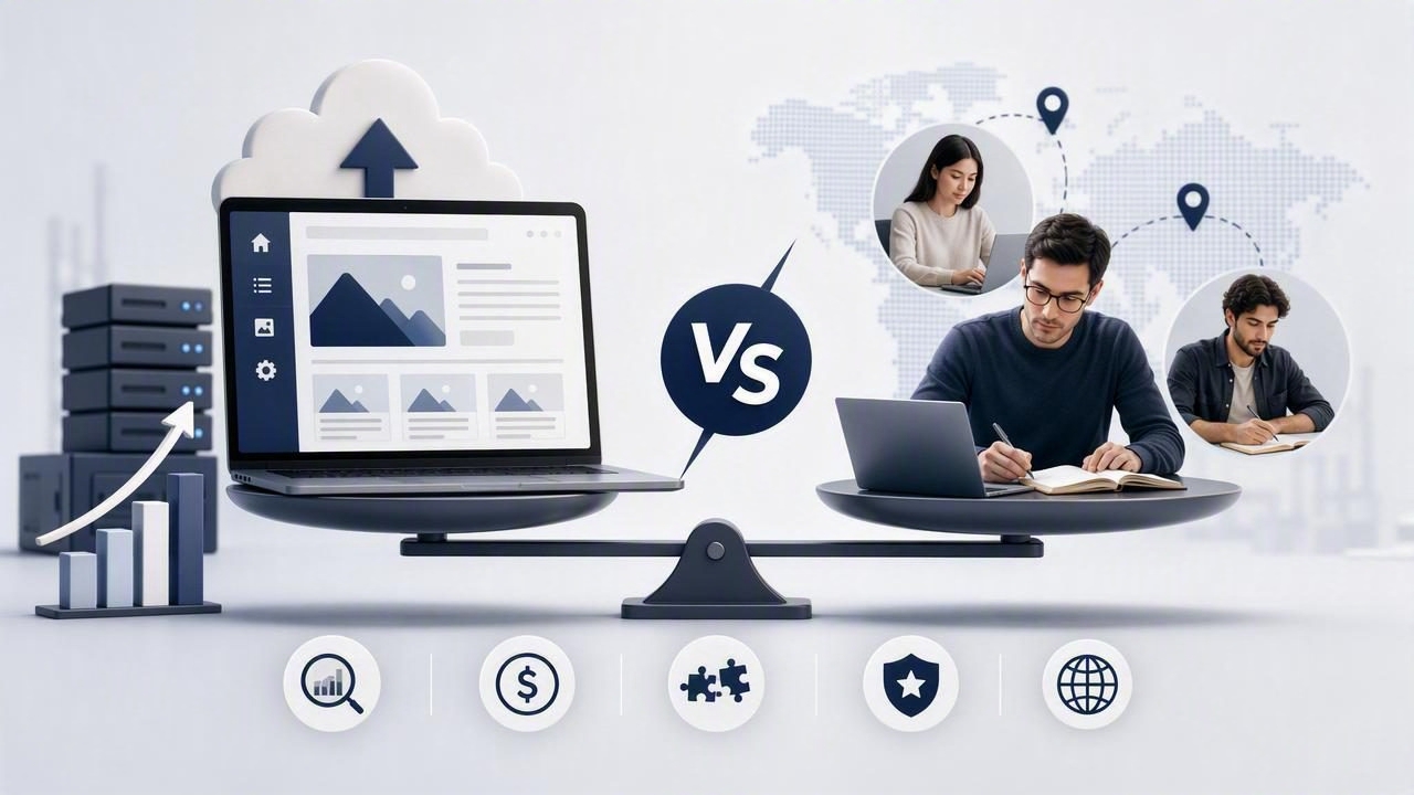 Hosted Blogging Platform vs Freelance Blog Writers: Which Wins?