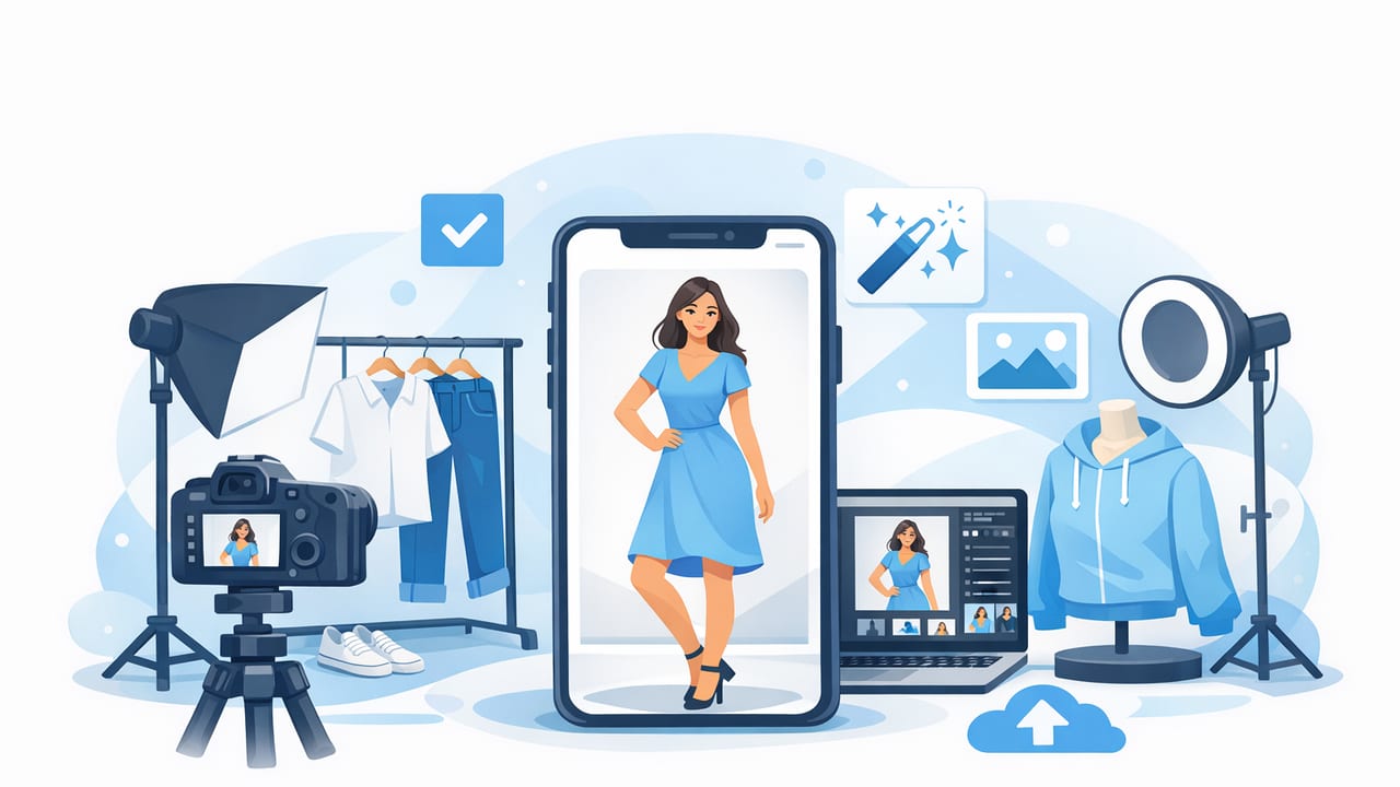 Professional Product Photos for Clothing App: A Simple Workflow