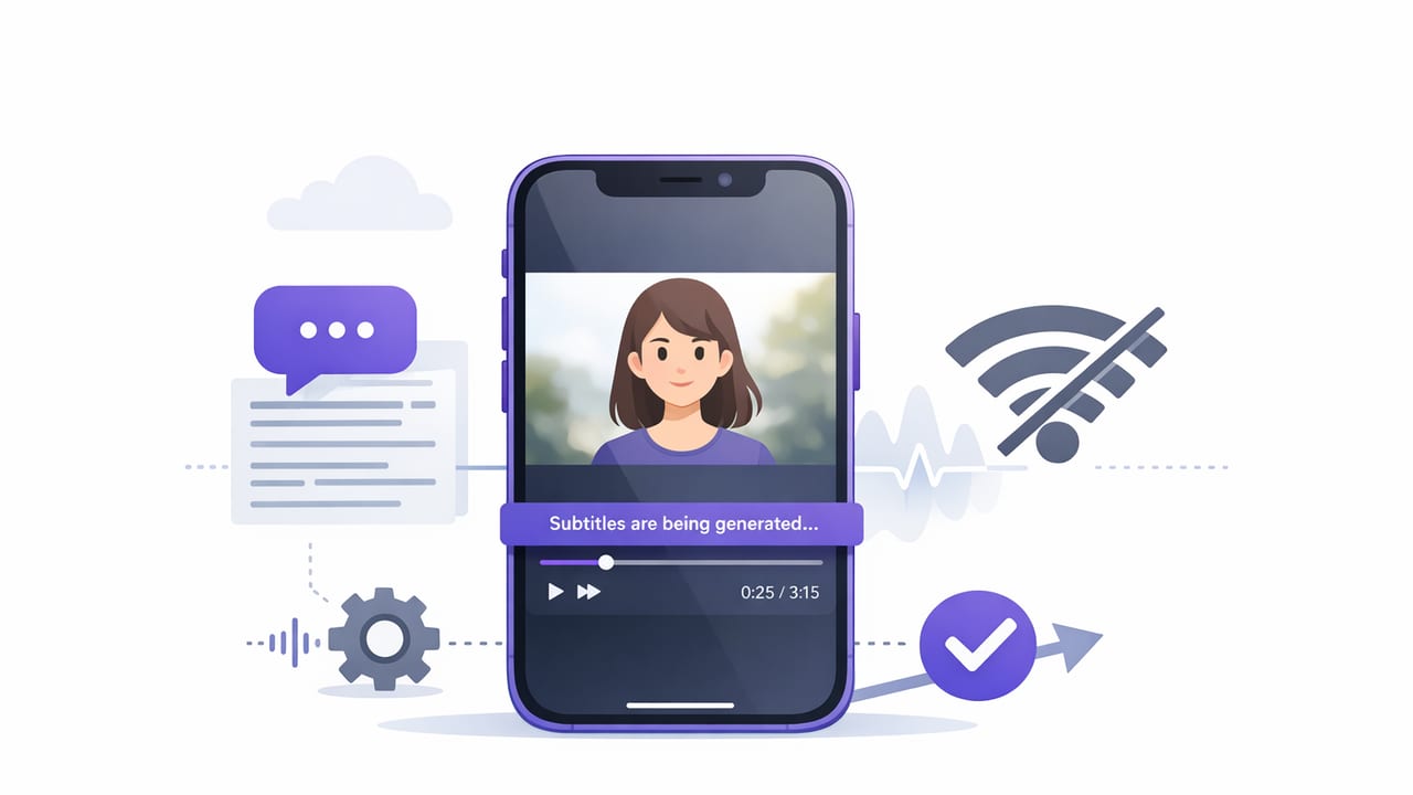 How to Add Subtitles on iPhone Without Internet (Offline Captions)
