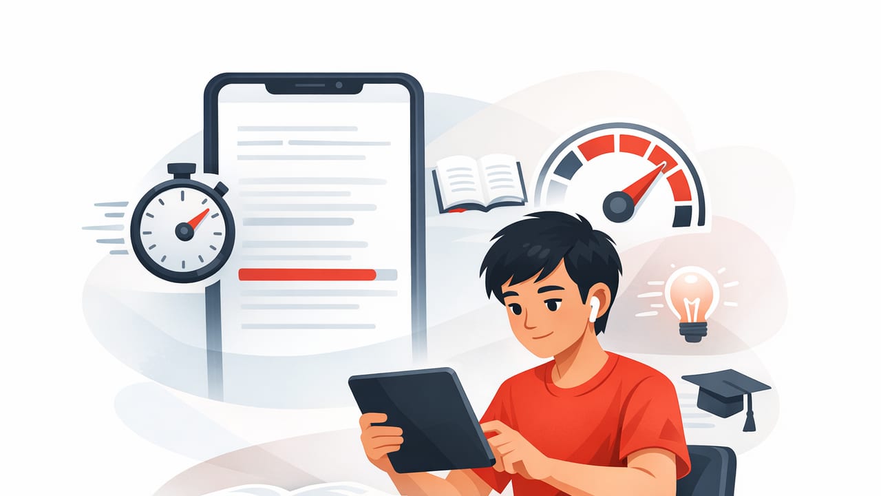 Speed Reading App for Students: Study Faster Without Losing Recall