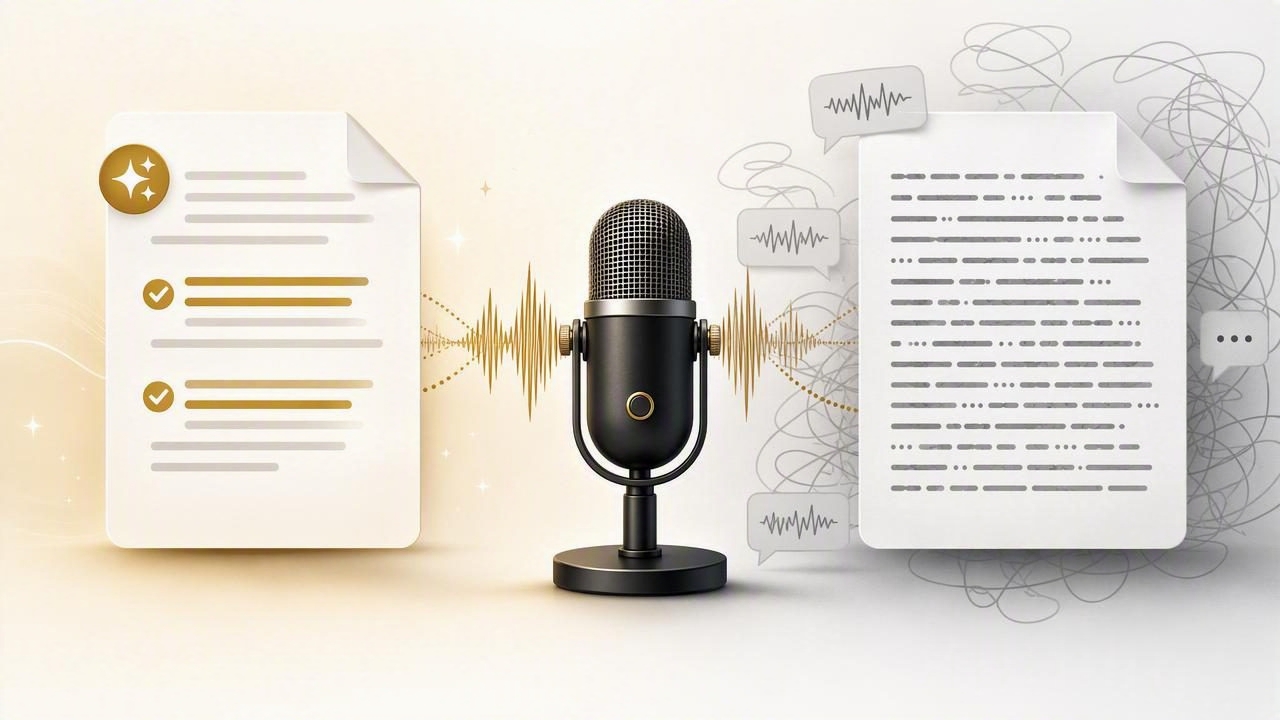 AI Cleanup vs Literal Voice Transcript: Which Should You Use?
