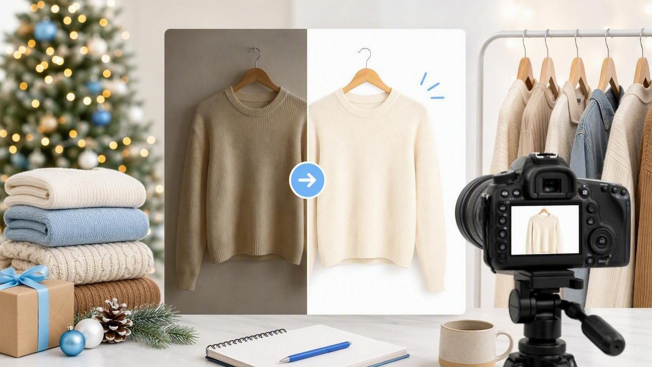 Holiday Sale Clothing Photo Improvement Tips for Faster Sales