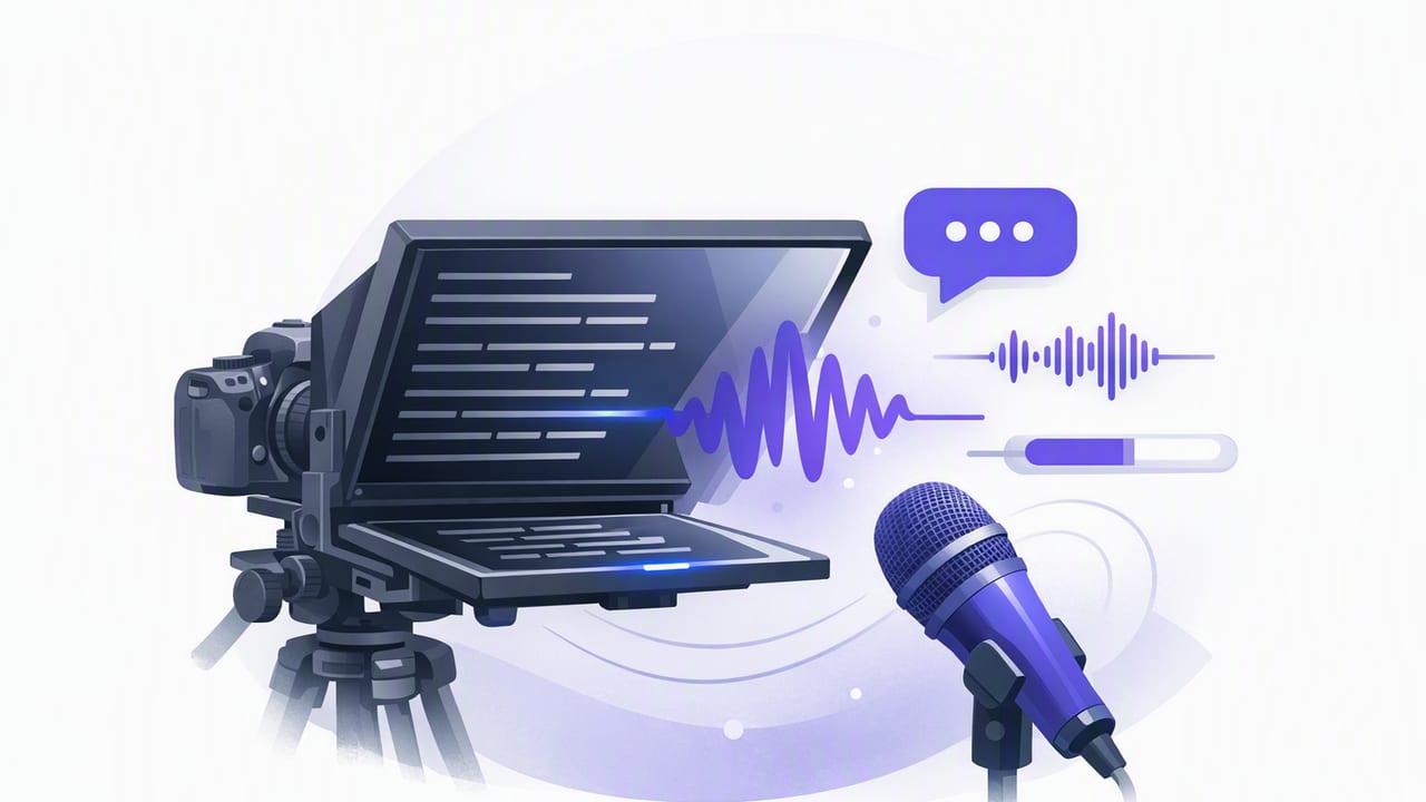 Voice Tracking Teleprompter Tips for Natural iPhone Videos