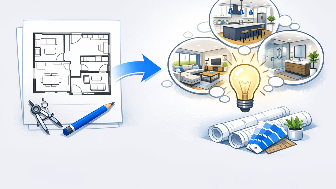 Home Renovation Ideas From a Floor Plan: A Practical Workflow