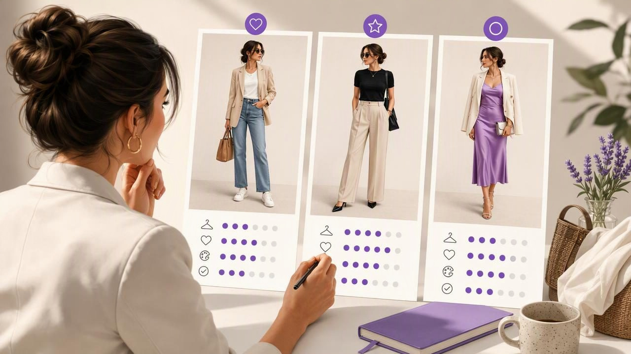 How to Compare Different Outfit Combinations With Confidence