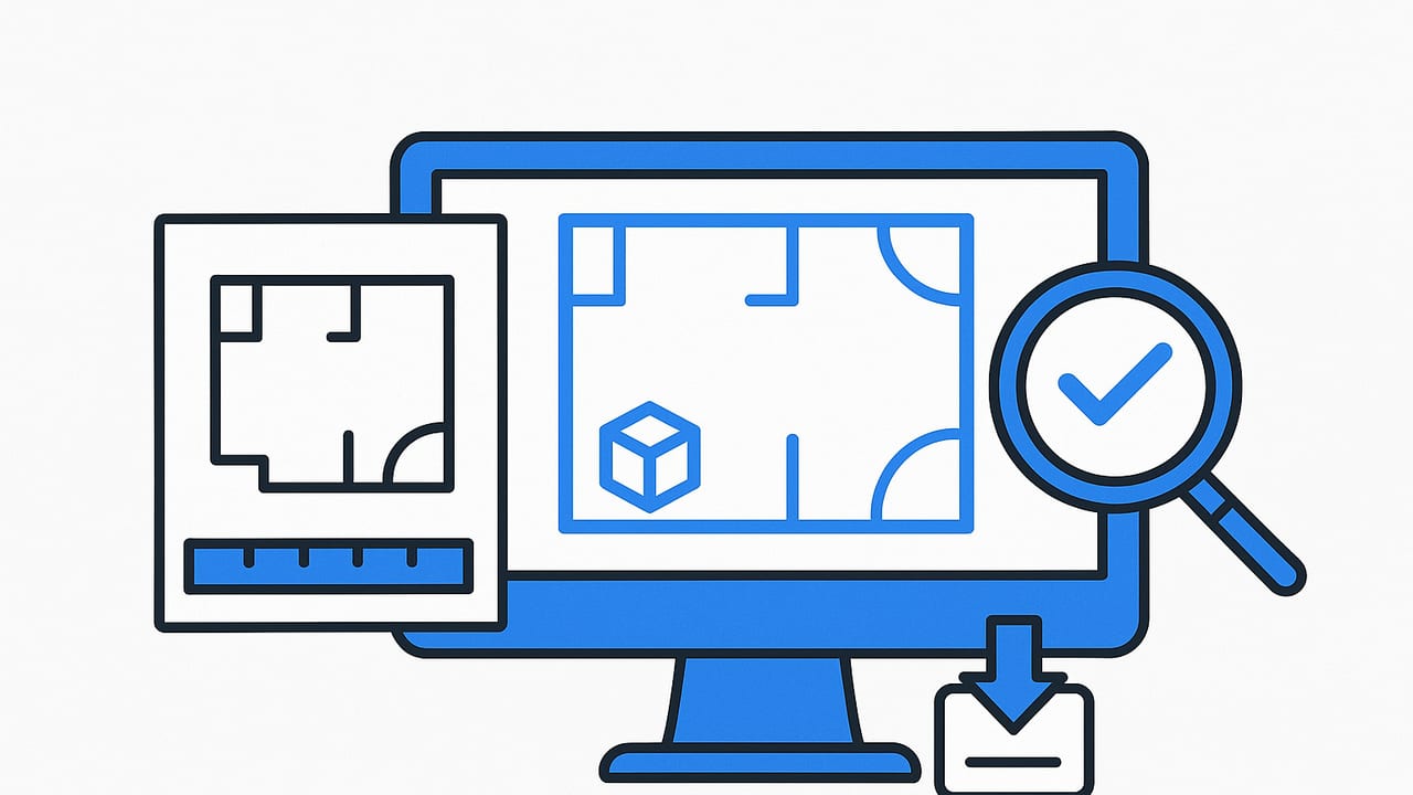Accurate Room Planner From Scanned Layout: Workflow and QA